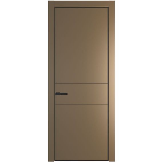 Межкомнатная дверь 14PA перламутр золото глухая