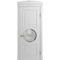 Межкомнатная дверь массив бука Viporte Лацио Амбиенте белая эмаль остекление 4