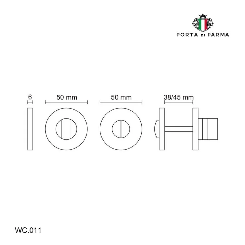 Фиксатор WC поворотный Porta Di Parma WC.011
