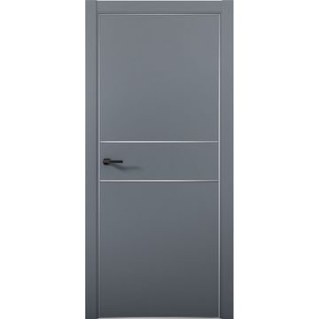 Межкомнатная дверь Палладий 3 антрацит глухая