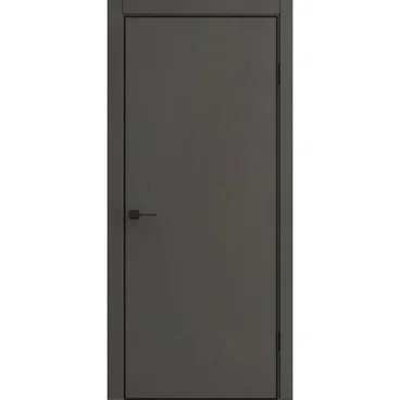 Межкомнатная дверь экошпон ДП-50 graphite silk глухая