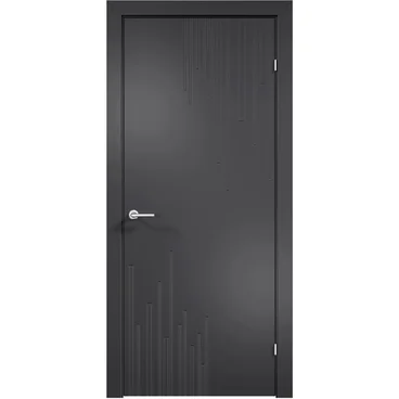 Межкомнатная дверь эмаль Дверцов Тиволи 1 RAL 9004 глухая