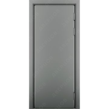 Маятниковая влагостойкая дверь Kapelli серый RAL 7040 глухая