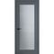 Фото межкомнатной двери экошпон Profilo Porte PSC-55 графит остеклённая