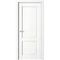 Межкомнатная дверь Эрмитаж 4 винил белый глухая