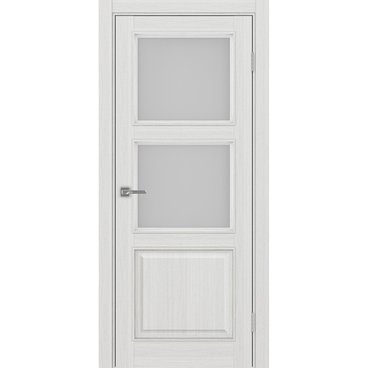 Межкомнатная дверь Тоскана багет 630.221 ясень серебристый со стеклом