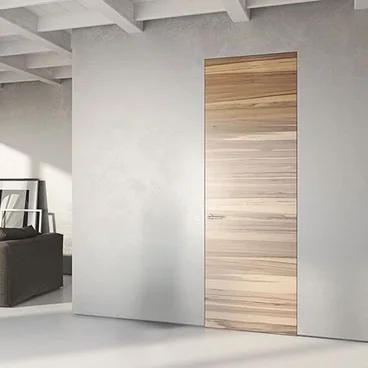 Скрытая алюминиевая дверь с покрытием Egger c двух сторон