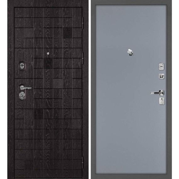 Входная дверь Нона-36 панель гладкая серая