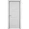 Фото межкомнатной двери эмаль Ofram Паспарту 33 белая глухая