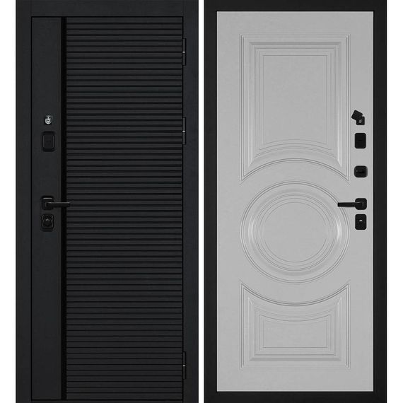 Входная дверь Галактика-173 панель фрезерованная PR-177 агат