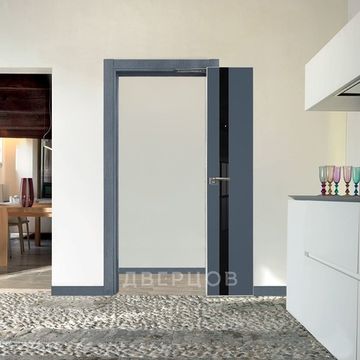Складная дверь Compack 18PE графит