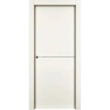 Межкомнатная дверь эмаль 1001 M1 RAL 9001 глухая