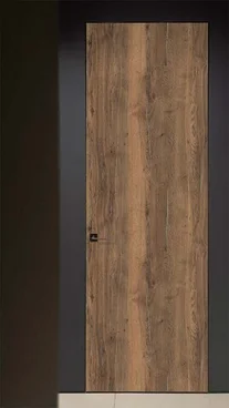 Скрытая алюминиевая дверь с покрытием Egger H3176 дуб галифакс олово