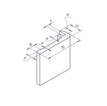Наличник Kapelli телескопический влагостойкий ПВХ