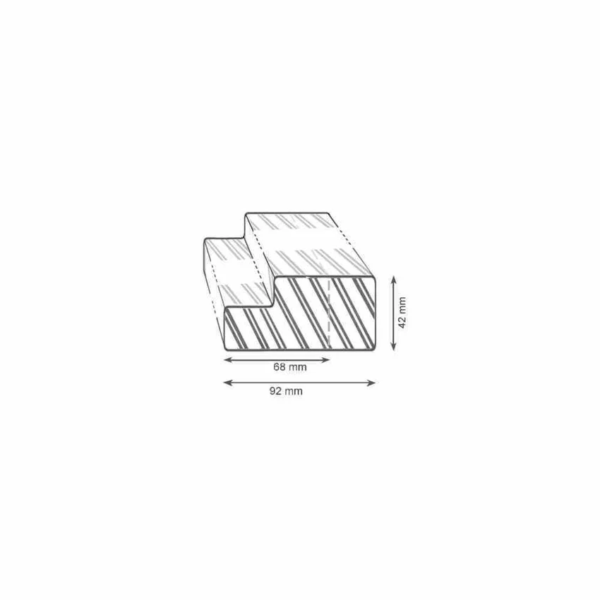 Разрез коробки массив сосны