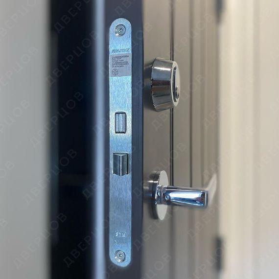 Входная дверь из массива VO2 коричневая