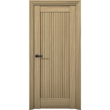 Межкомнатная дверь Никель 1 дуб светлый глухая