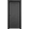 Фото противопожарной двери Оксфорд чёрная эмаль EIS60