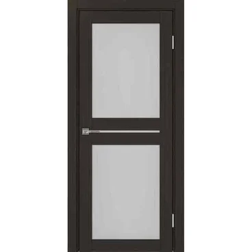 Межкомнатная дверь экошпон Турин 520.222 венге остеклённая