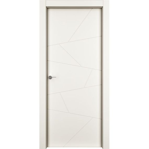 Фото противопожарной двери Энигма кремовая эмаль EIS60