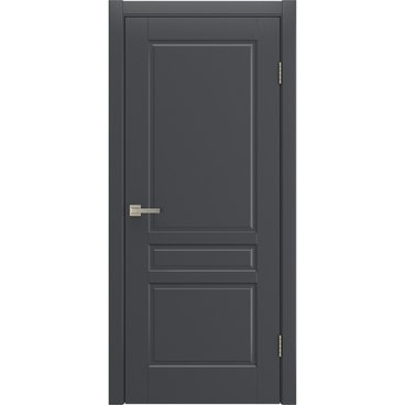 Межкомнатная дверь Бриз графитовая эмаль RAL 7024 глухая