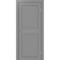 Межкомнатная дверь экошпон Турин 520.121 серый остеклённая