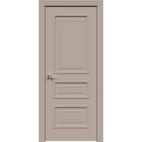 Фото межкомнатной двери эмаль Прованс 3 капучино глухая