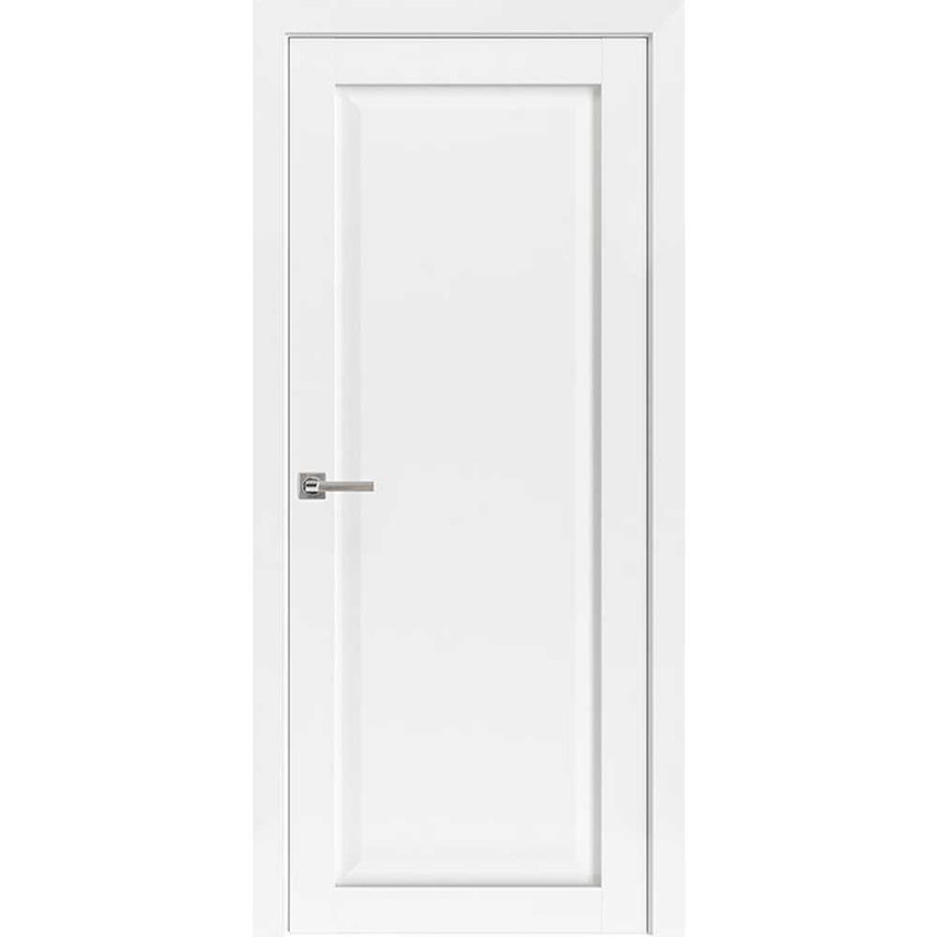 Межкомнатная дверь экошпон 82001 лофт белый глухая