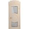 Межкомнатная дверь массив бука Viporte Лацио Амбиенте ваниль остекление 5