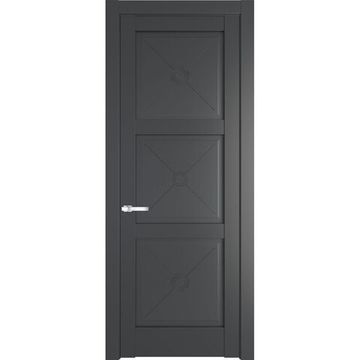 Межкомнатная дверь 1.4.1PM графит глухая