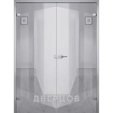 Лайт двухстворчатая распашная стекло прозрачное Float