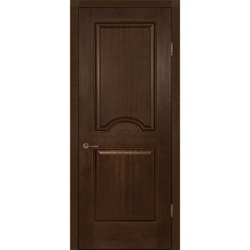 Межкомнатная дверь шпон Париж миланский орех глухая