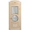 Межкомнатная дверь массив бука Viporte Лацио Амбиенте ваниль патина золото остекление 2