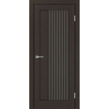 Межкомнатная дверь экошпон Турин 544.12 венге остеклённая