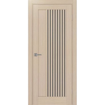 Межкомнатная дверь экошпон Турин 544.12 белёный дуб остеклённая