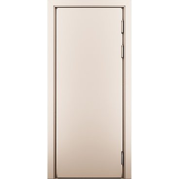 Маятниковая влагостойкая дверь Poseidon крем матовый глухая