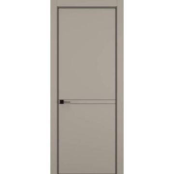 Межкомнатная дверь керамик MN 3 бежевый глухая