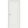 Фото межкомнатной двери эмалит Прима-10 white matt глухая