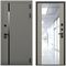 Входная дверь Пиано S антрацит силк панель зеркало Maxi варм грей