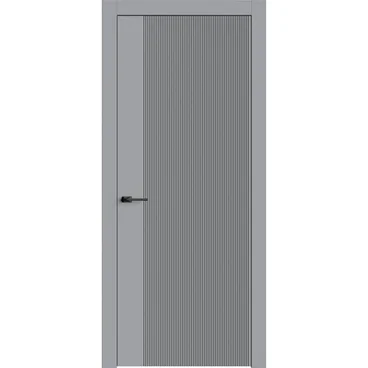 Межкомнатная дверь эмаль Ofram Линнея 2 серая глухая