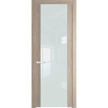 Межкомнатная дверь 1.7N дуб сонома остеклённая