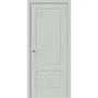 Фото межкомнатной двери эмалит Прима-12.2 grey matt глухая