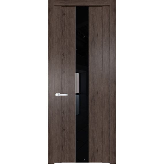 Межкомнатная дверь 1.9N дуб тобакко остеклённая