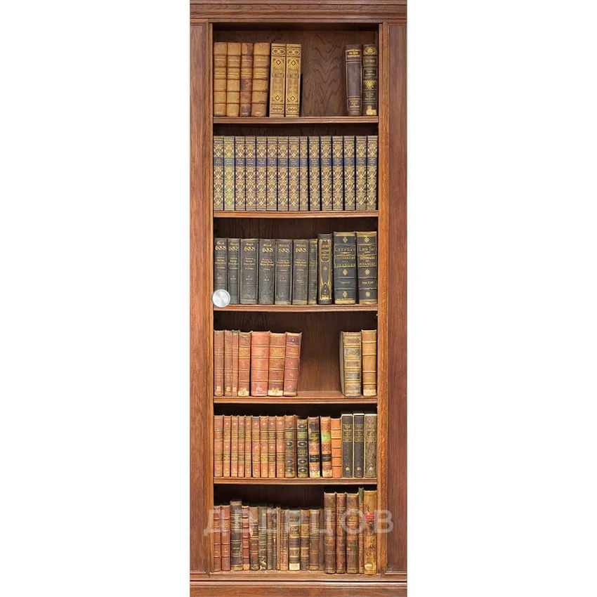 Фото стеклянной раздвижной двери Books