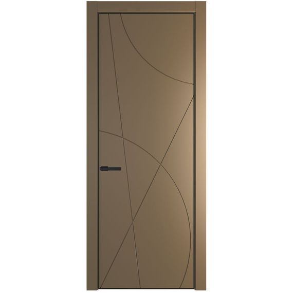 Межкомнатная дверь 4PA перламутр золото глухая