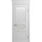 Межкомнатная дверь массив бука Viporte Лацио белая эмаль остеклённая