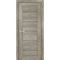 Фото межкомнатной двери экошпон Мариам Техно-809 гриджио стекло Lacobel серый