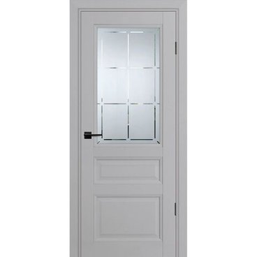Межкомнатная дверь экошпон Profilo Porte PSU-39 агат остеклённая