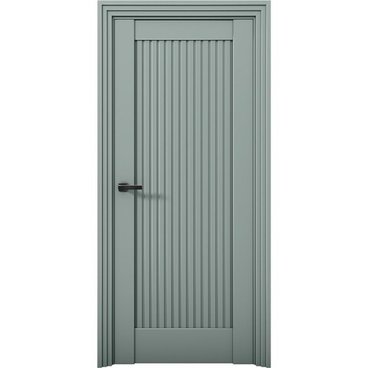 Межкомнатная дверь Никель 1 Deep Green глухая