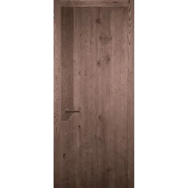 Межкомнатная дверь массив дуба Легно 6 галифакс табак глухая